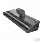 Wall mounted compensation hood Niko, stainless steel - Image 2