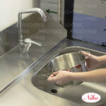 Sink cupboard with sliding doors - Image 3
