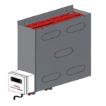 Knife and sharpener sterilizer with overflow pipe, stainelssteel - Image 4