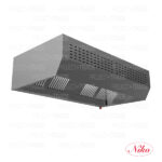 Wall mounted compensation hood Niko, stainless steel